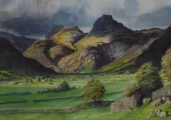 The Langdales by Robert Lamb, Watercolour, offered Jul 2026