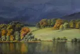 Loughrigg Tarn and Langdales by Robert Lamb, Watercolour, offered Jul 2026