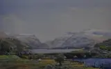 Untitled by P Stanton, Watercolour, a study of Eryri National Park, offered Jul 2026