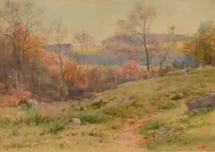Lune Valley by Reginald Aspinwall, Watercolour 'Lune Valley', an autumnal rural landscape, signed and dated, offered Jun 2026