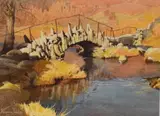Slaters Bridge in Little Langdale by Vivienne Pooley, Watercolour, offered Jun 2026