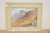 Untitled by Henry Robinson Wilkinson, Watercolour, a mountain study, signed lower right, within moulded wooden frame, under glas, offered Jun 2026