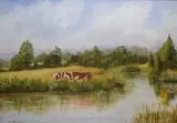 Quiet Waters - Kent by C. Balkham, Oil on board, offered Jun 2026