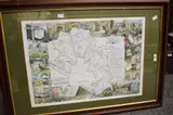 Untitled by Jane Pape-Ettridge, Lithograph 'Millennium Map of the Parish of Lower Allithwaite AD, offered May 2026