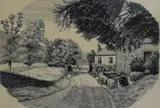 Line Riggs, Staveley-in-Cartmel by Norman Barker, Ink, offered May 2026