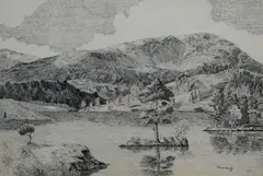 Tarn Hows and Wetherlam by Norman Barker, Ink, offered May 2026