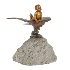 Untitled by Franz Xaver Bergmann, bronze, sold Aug 2026