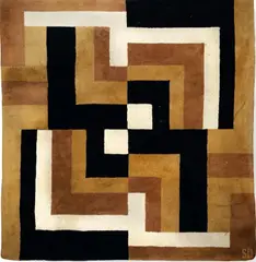 Carpet by Sonia Delaunay, oil, sold Aug 2026