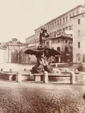 Piazza Barberini and Triton Fountain by James Anderson, print, offered Jul 2026