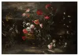 Carnations by Elisabetta Marchioni, oil on canvas, sold Jul 2026