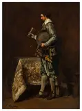 The cavalier by Ferdinand Victor Roybet, oil on panel, offered Jul 2026