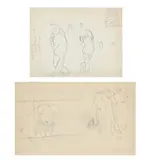 Untitled by Stanley Spencer, Pencil The second sheet extensively inscribed with notes, sold Jul 2026
