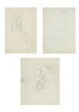 Untitled by Stanley Spencer, Pencil One inscribed Sacks of Flour; One with artist's studio sale stamp, offered Jul 2026