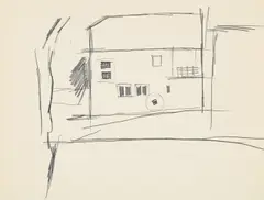Study of a farmhouse by Keith Vaughan, Pencil, offered Jul 2026