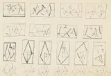 Untitled sketches for sculptural relief by Robert Adams, Pen and ink, offered Jul 2026