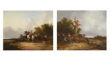 Untitled by William Shayer Senior, Oil on panel, a pair, sold Jun 2026