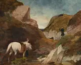 Shooting in a rocky landscape by Abraham Cooper, Oil on canvas, offered Jun 2026