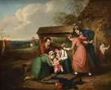 The cottage draw-well by William Redmore Bigg, Oil on canvas, offered Jun 2026