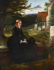 The sister's grave by Thomas Brooks, Oil on canvas, offered Jun 2026