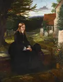 The sister's grave by Thomas Brooks, Oil on canvas, offered Jun 2026