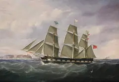 A sailing ship off tynemouth by Joseph Heard, Oil on canvas, offered Jun 2026