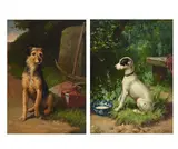 Untitled by Alfred Duke, Oil on canvas, a pair Both signed, sold Jun 2026