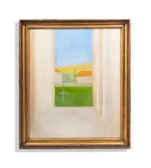 Untitled by Craigie Aitchison, 1957, Oil on canvas, sold Jun 2026