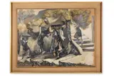 Untitled by Renato Guttuso, 1954, Oil on paper laid on canvas, sold Jun 2026