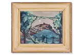 Untitled by Michael Ayrton, Oil on board, sold Jun 2026
