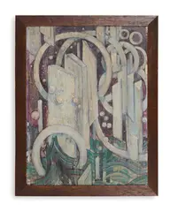 Untitled by Frederick Etchells, Oil on board, sold Jun 2026