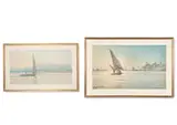 Untitled by Augustus Osbourne Lamplough, Watercolour over pencil both signed, sold May 2026