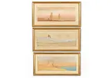 Untitled by Augustus Osbourne Lamplough, Watercolour over pencil All signed, sold May 2026