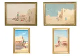Untitled by Augustus Osbourne Lamplough, 1904, Watercolour over pencil two landscapes, sold May 2026