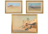 Untitled by Augustus Osbourne Lamplough, Watercolour over pencil All singed, sold May 2026