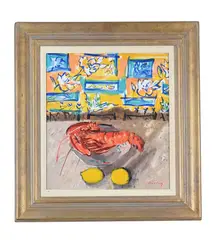 Plein air, still life by Mike Healey, oil, offered May 2026