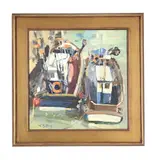 Boats at whitstable by Nick Botting, Oil on canvas, offered May 2026