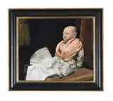 A child monk by Douglas Stannus Grey, Oil on canvas, offered May 2026