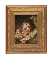 Roses by Conrad Kiessel, Oil on board, offered May 2026