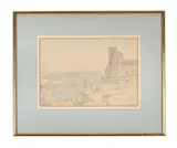 Carcassonne by Lamorna Birch, Pencil and watercolour, offered May 2026