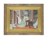 Eavesdroppers by G. Guidi, Watercolour, offered May 2026