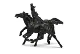 A bronze equestrian animalier group 'gruppo di cavalli' 1983 by Augusto Murer, BRONZE, offered May 2026