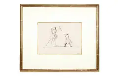 Untitled by Jonathan Kenworthy, Ink and wash Both signed, sold Apr 2026