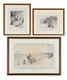 Untitled by Lionel Edwards, ink and pencil, offered Apr 2026