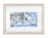 Evening view from casole by Sargy Mann, Pencil, watercolour and gouache, offered Apr 2026