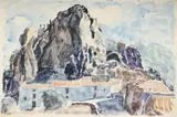 Mount athos by Julian Trevelyan, Watercolour over pencil, offered Mar 2026