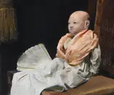 A child monk by Douglas Stannus Grey, Oil on canvas, offered Mar 2026