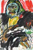 Guy the gorilla by John Bratby, 1975, Oil on canvas, offered Mar 2026