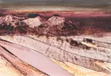 Central australia by Sidney Nolan, oil, offered Mar 2026