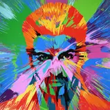 Beautiful, beautiful george michael love painting by Damien Hirst, 2017, oil, offered Mar 2026