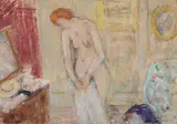 Jessie dressing by Paul Maze, Pastel, offered Mar 2026